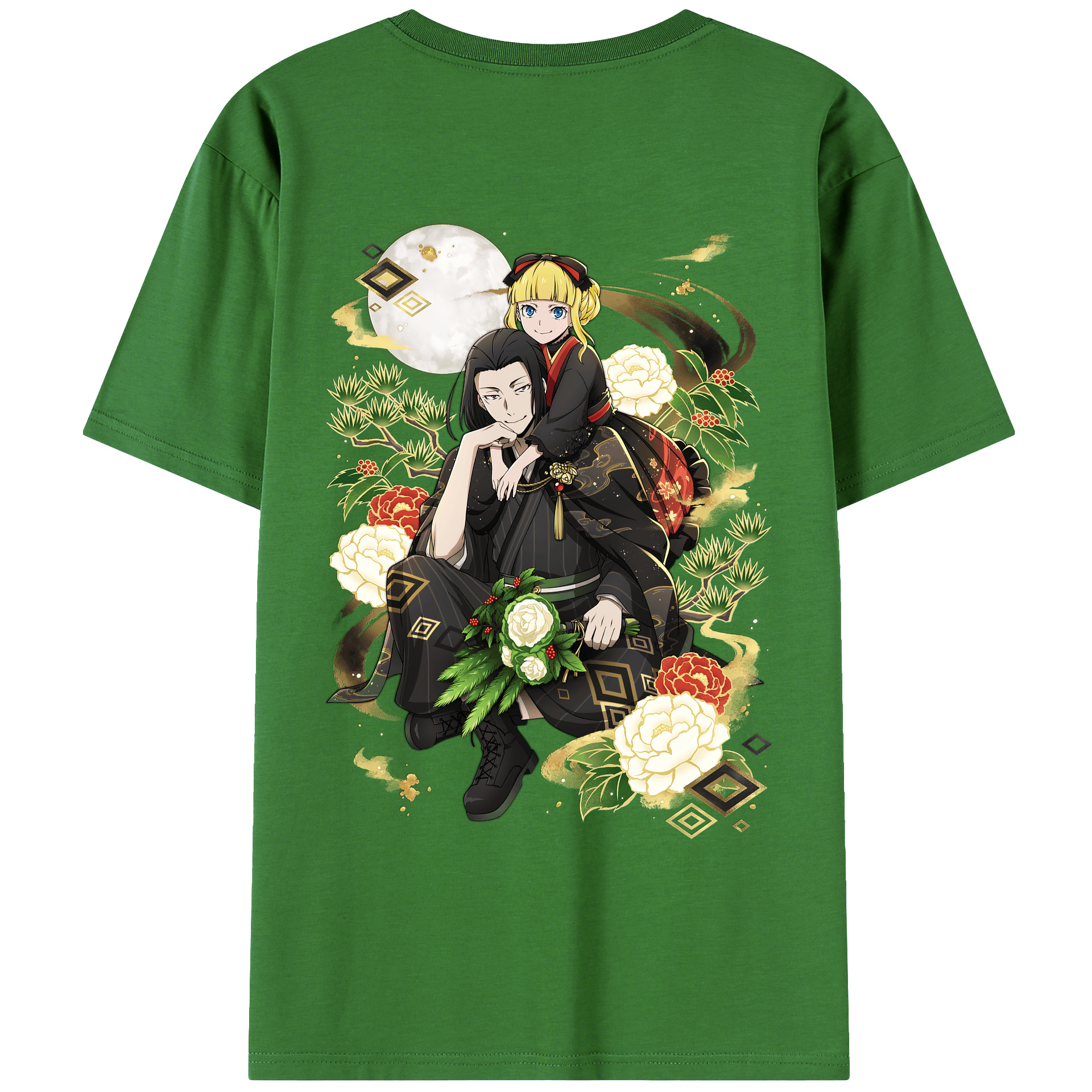（画像用） 文豪ストレイドッグス Bungo Stray Dogs レディース半袖Tシャツ(バックプリント)
